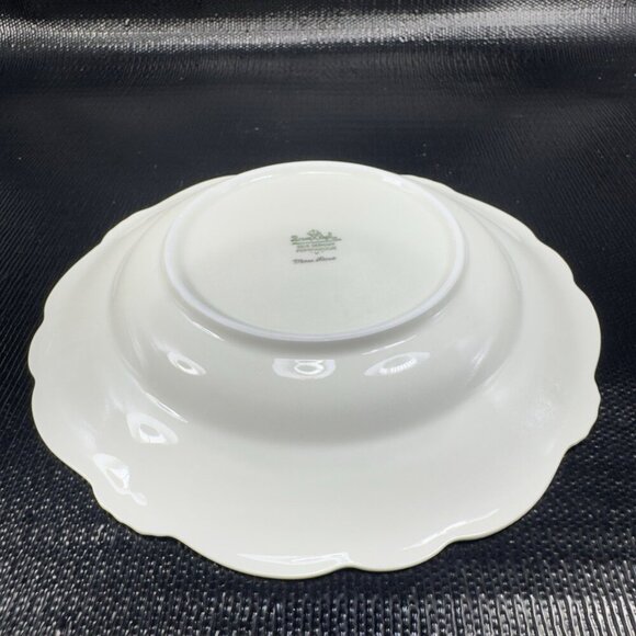 Rosenthal POMPADOUR Moss Rose Ivory Porcelain Deep Dish Bowl Self Germany Set 3 - Picture 15 of 16